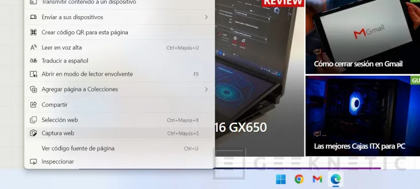 Geeknetic Cómo hacer capturas de pantalla en Windows 11 5