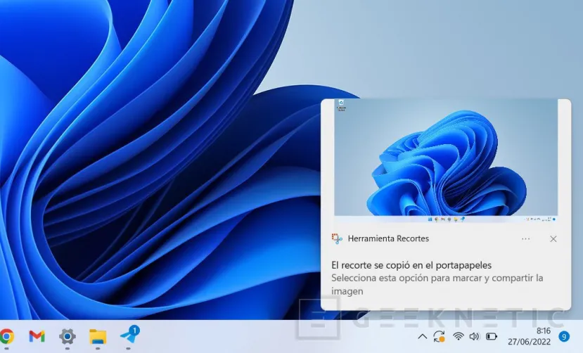 Geeknetic Cómo hacer capturas de pantalla en Windows 11 3