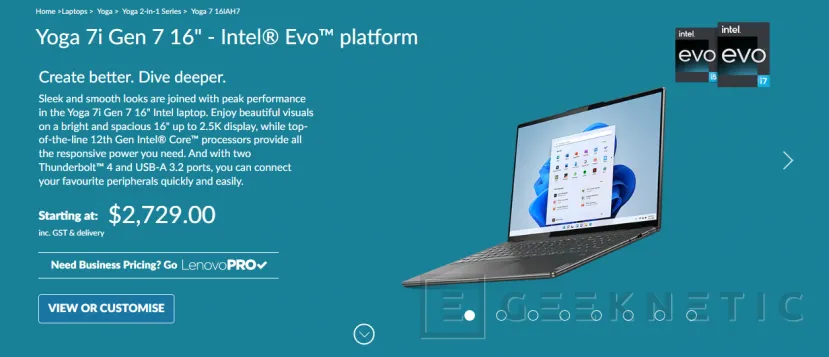 Geeknetic Aparecen portátiles con gráficas Intel Arc A370M en tiendas de Estados Unidos y Australia 3