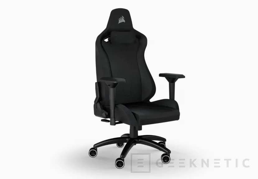 Geeknetic Nuevas sillas para Gaming Corsair TC200 Leatherette en polipiel y Fabric en suave tela transpirable 2