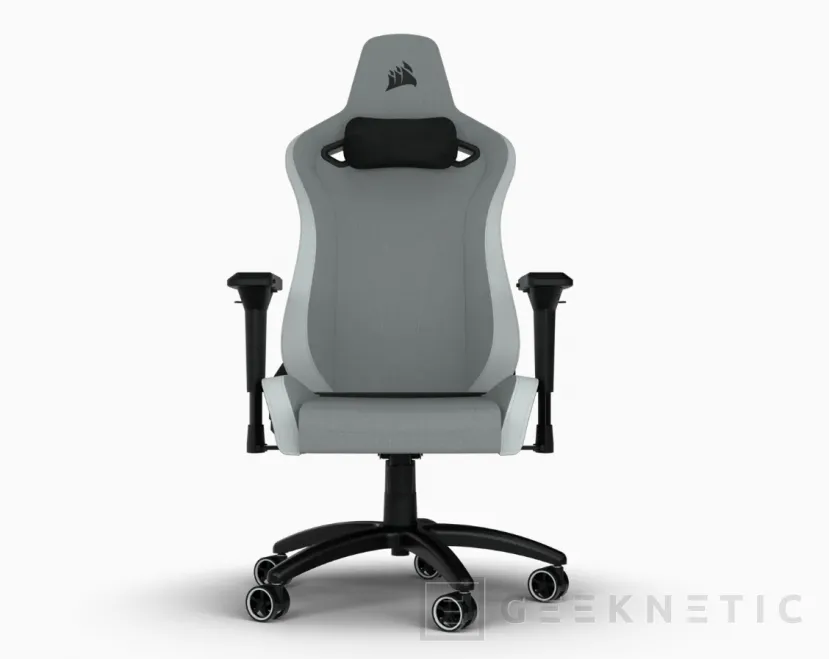 Geeknetic Nuevas sillas para Gaming Corsair TC200 Leatherette en polipiel y Fabric en suave tela transpirable 3