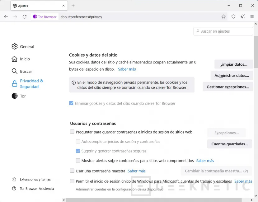 Geeknetic Tor Browser: Consejos para navegar de manera anónima y segura 9