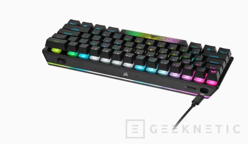 Geeknetic Nuevo teclado Corsair K70 Pro Mini Wireless RGB con un 60% de tamaño y 8000 Hz de sondeo 2