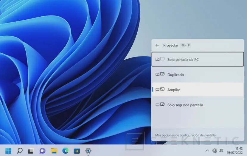 Geeknetic Cómo extender varias pantallas en Windows 11 3