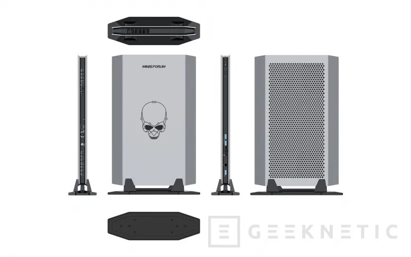 Geeknetic Minisforum lanzará dos modelos de mini PC basados en la plataforma para portátiles Intel NUC X15 y X17 1
