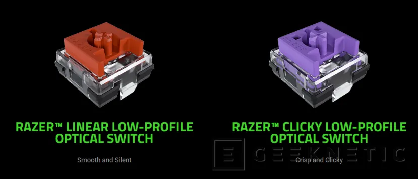 Geeknetic El teclado Razer Deathstalker V2 llega con opciones inalámbricas y TKL con interruptores ópticos de perfil bajo 3