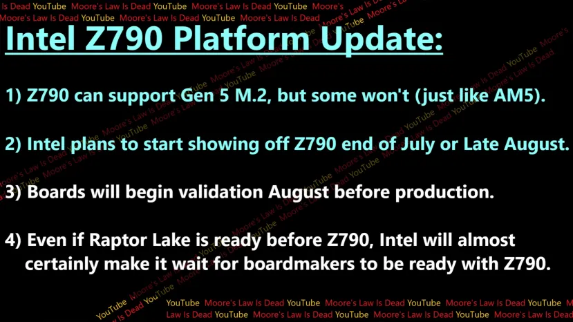 Geeknetic Las placas con chipset Intel Z790 pueden presentarse a finales de este mes 1