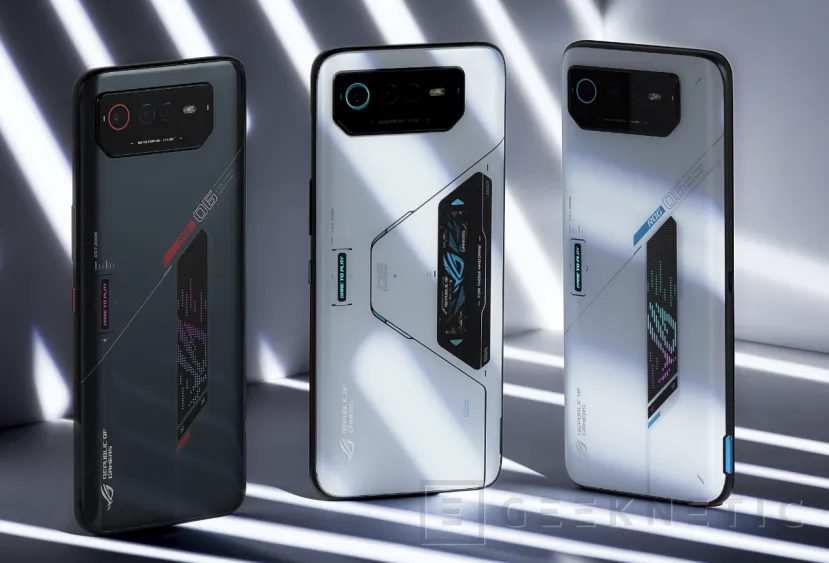 Geeknetic Llegan los ASUS ROG Phone 6 y 6 Pro con Snapdragon 8+ Gen1, 165 Hz y un nuevo sistema de refrigeración externo con célula Peltier 7