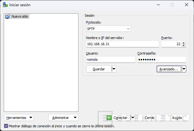 Geeknetic WinSCP: Configuración y uso de este cliente SFTP 3