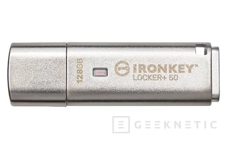 Geeknetic Kingston presenta la unidad USB IronKey Locker+ 50 con cifrado por hardware y copia automática en la nube 1