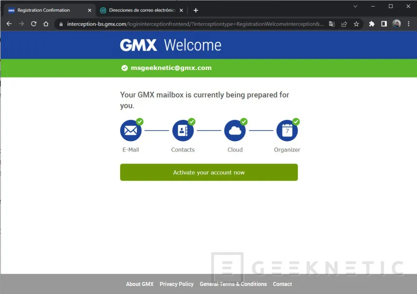 Geeknetic GMX: Cómo crear una cuenta de email gratis 6