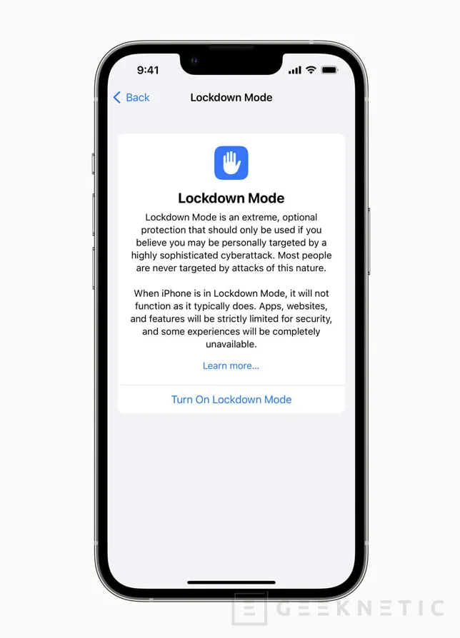 Geeknetic iOS 16 integrará el &quot;Lockdown Mode&quot; para proteger a los usuarios de iPhone de spyware como Pegasus 1