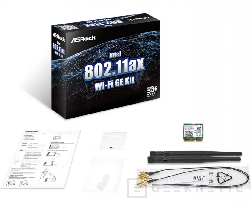 Geeknetic ASRock lanza dos kits para actualizar sus placas Intel y AMD a WiFi 6E 2