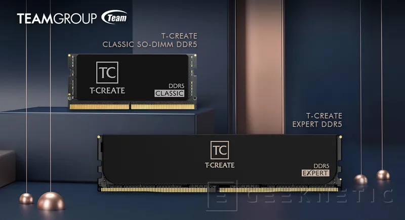 Geeknetic TEAMGROUP ha lanzado las memorias T-CREATE DDR5 a 5.600 MHz para creadores de contenido 1