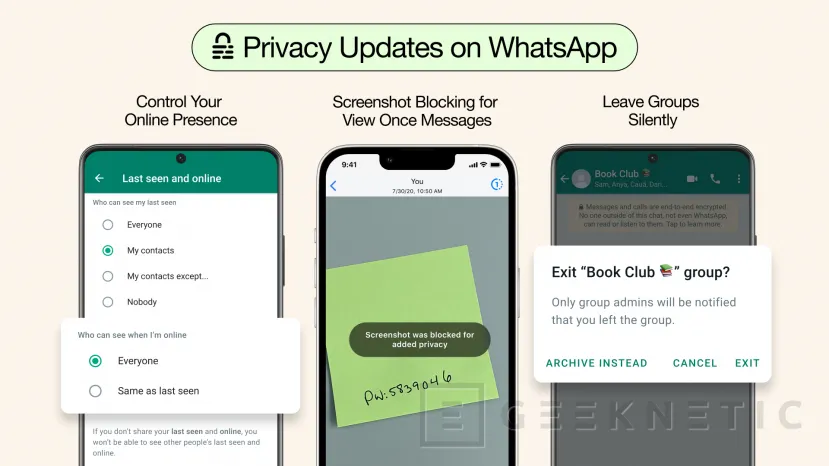 Geeknetic WhatsApp bloqueará las capturas de pantalla a imágenes de un solo uso 1
