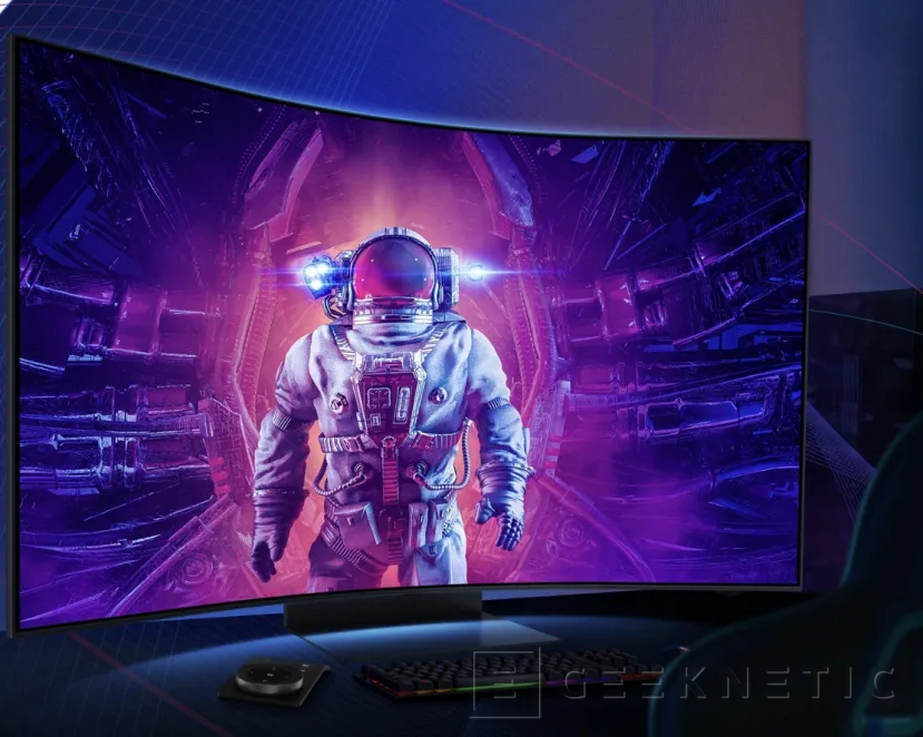 O monitor de jogos Samsung Odyssey Ark de 55 polegadas combina um painel 4K com HDR 2000 e 1.056 zonas de retroiluminação Mini LED 3