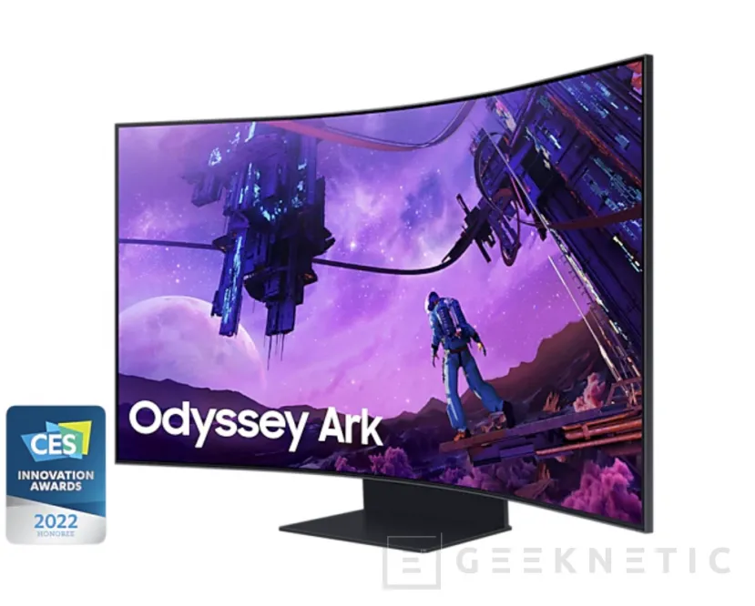 Geeknetic El Monitor Gaming Samsung Odyssey Ark de 55 Pulgadas combina una panel 4K  con HDR 2000 y 1.056 zonas de retroiluminación Mini LED 1
