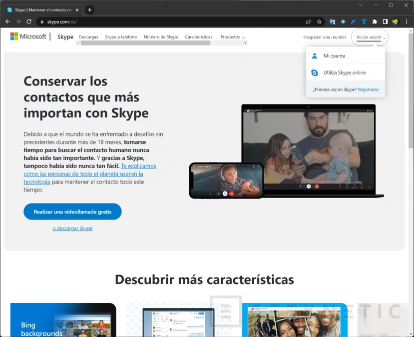 Geeknetic Cómo Usar Skype sin Instalarlo 4