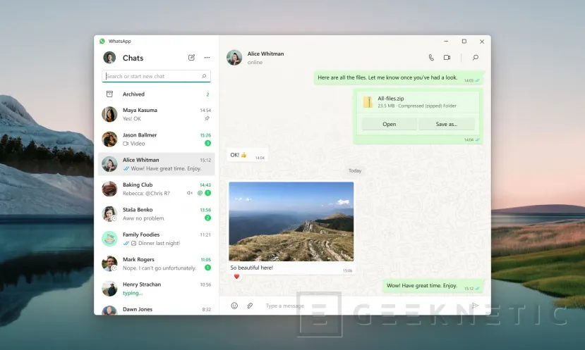 Geeknetic La nueva aplicación de WhatsApp para Windows permite enviar y recibir mensajes sin el teléfono conectado 2