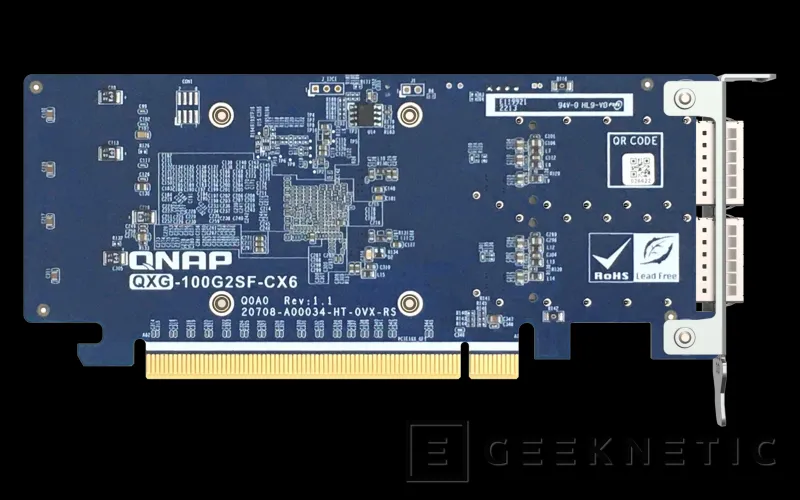 Geeknetic QNAP ha lanzado la tarjeta de red QXG-100G2SF-CX6 capaz de alcanzar los 200 Gbps 3