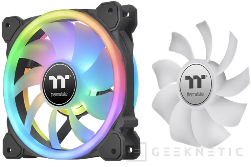 Geeknetic Los ventiladores RGB Thermaltake SWAFAN incluyen dos juegos de aspas intercambiables 2