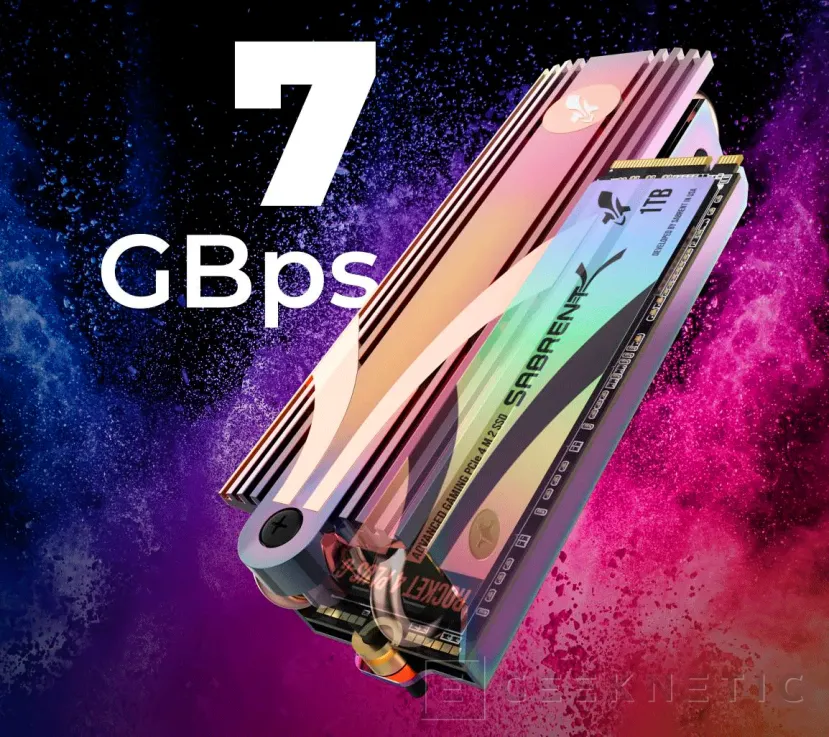 Geeknetic Nuevo SSD Sabrent Rocket 4 Plus G PCIe 4.0 de hasta 7 GB/s y firmware optimizado para juegos 3