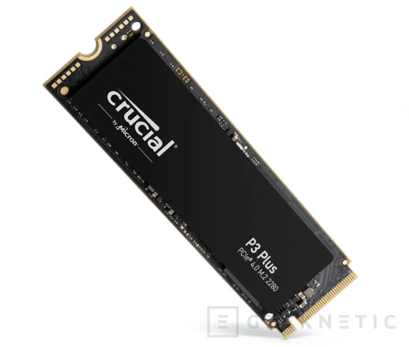 Geeknetic Crucial lanza sus SSD M.2 PCIe 4x4 P3 Plus con 5.000 MB/s 1