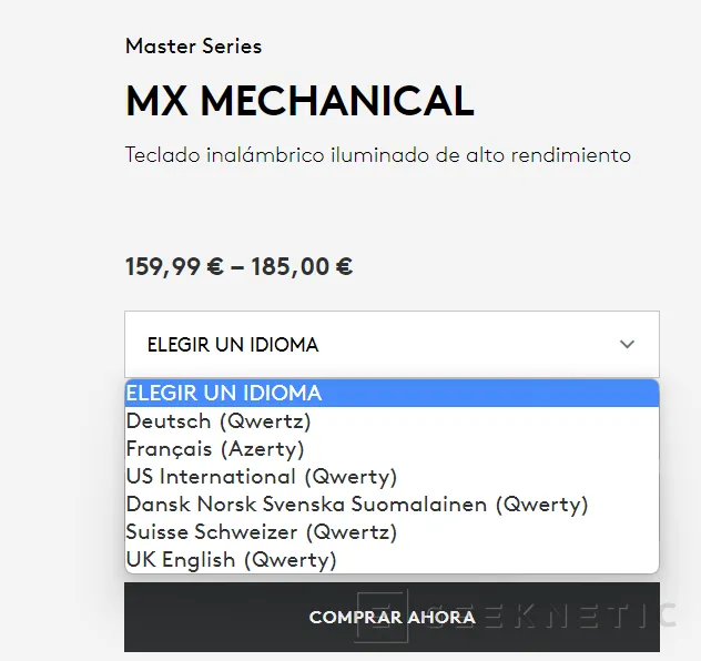 Geeknetic Logitech MX Mechanical Review 5