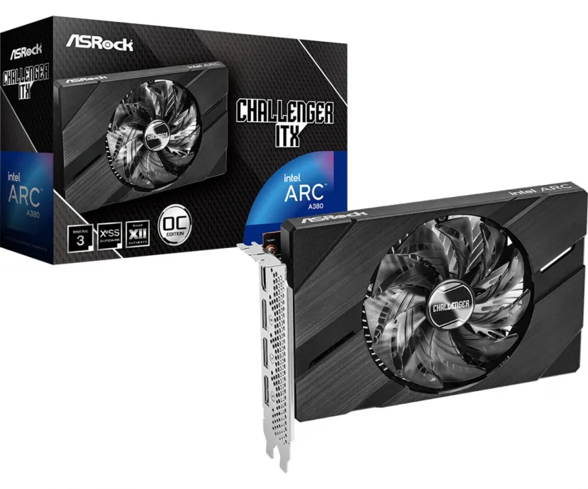 Geeknetic ASRock launches the Intel Arc A380 Challenger in China at a price of $192 1