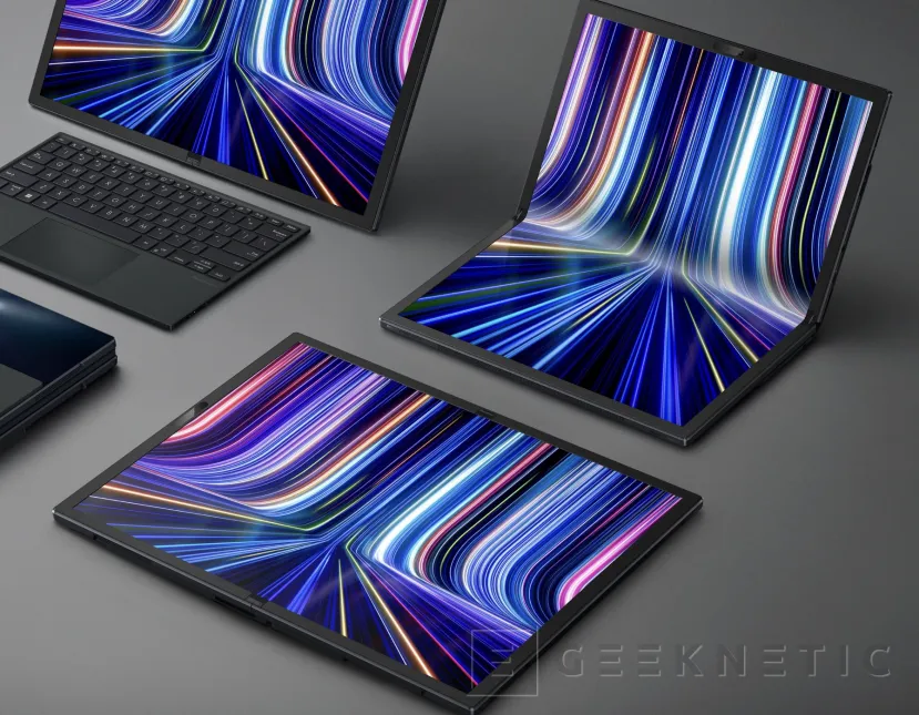 Geeknetic El ASUS Zenbook 17 Fold OLED  con pantalla plegable llegará el último trimestre del año por 3.999 euros 13