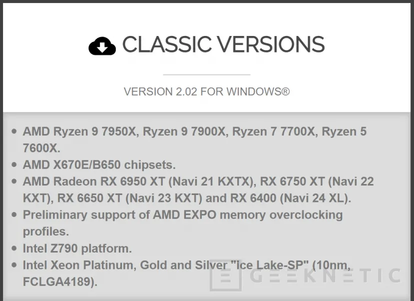 Geeknetic CPU-Z is updated with support for the AMD presented and two new models Ryzen 9 7950 and 7900 1