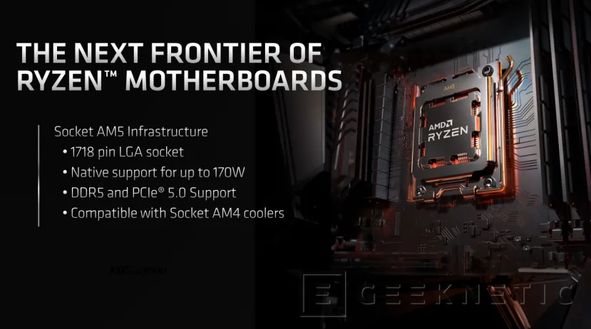 Geeknetic AMD ha mostrado hoy las características de las nuevas placas base para CPUs Ryzen 7000 1