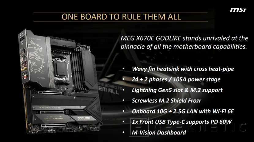 Geeknetic Las placas base MSI X670E contarán con hasta 27 fases de alimentación 1