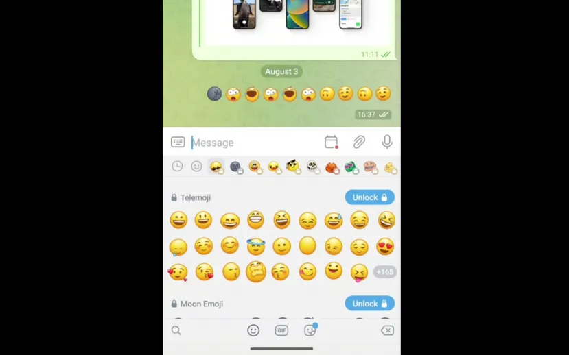 Geeknetic Telegram permitirá añadir varios stickers y texto en un solo mensaje 1