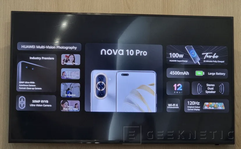 Geeknetic Nuevos Huawei Nova 10 y Nova 10 Pro con Snapdragon 778G, pantalla de 120 Hz y hasta 5 cámaras 3