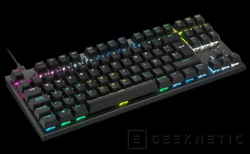 Geeknetic CORSAIR lanza el teclado K60 PRO TKL y renueva el K70 PRO OPX ambos con interruptores óptico-mecánicos 3