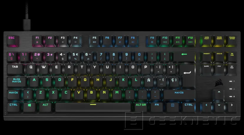 Geeknetic CORSAIR lanza el teclado K60 PRO TKL y renueva el K70 PRO OPX ambos con interruptores óptico-mecánicos 1