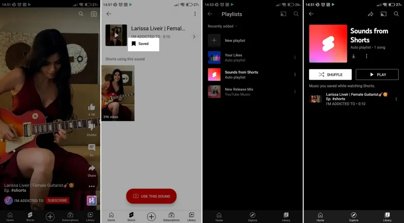 YouTube nos permitirá criar playlists com músicas do Shorts 1