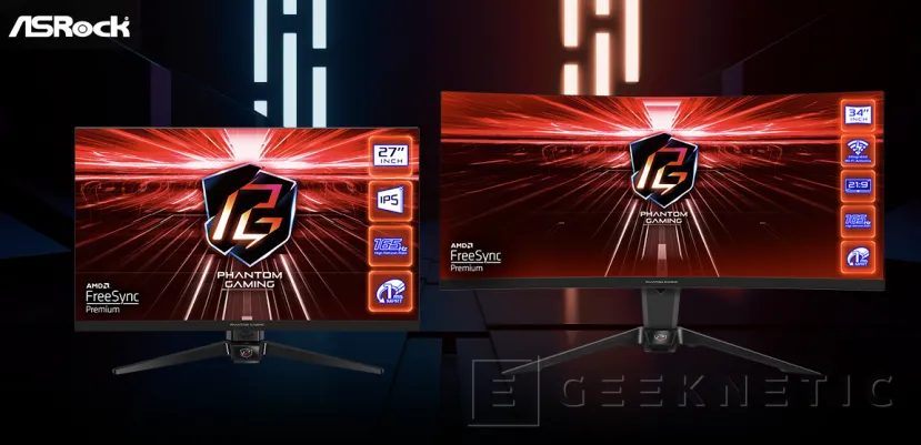 Geeknetic ASRock incluye antenas WiFi en su nuevo monitor Phantom Gaming PG34WQ15R2B 3
