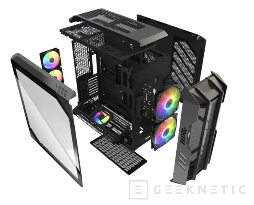 Geeknetic Cooler Master announces its HAF 700 tower with up to 17 fans and 359.99 euros 2