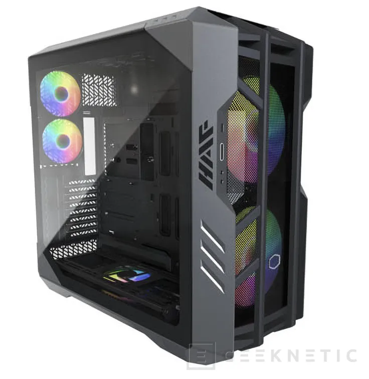 Geeknetic Cooler Master announces its HAF 700 tower with up to 17 fans and 359.99 euros 1