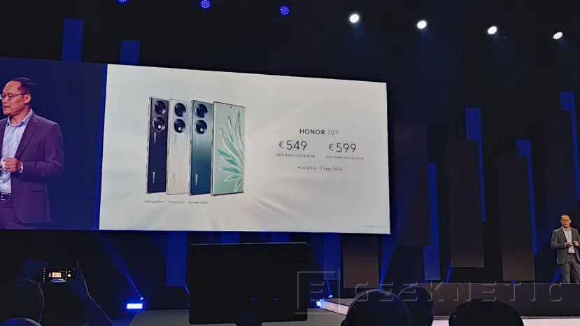 Geeknetic O smartphone Honor 70 chega à Europa a partir de 549 Euros com mais de 90% da frente no ecrã 3
