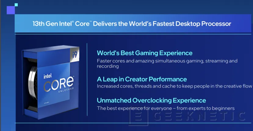Geeknetic Intel Core 13 Gen: Así consigue la arquitectura Raptor Lake un 41% más de rendimiento 4
