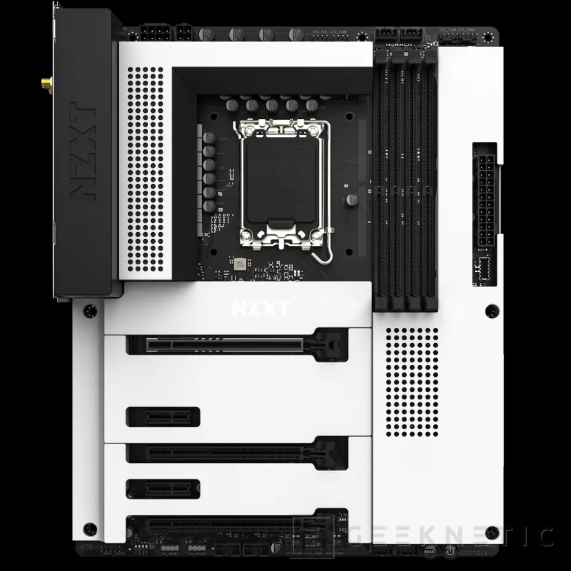 Geeknetic NZXT presents its N7 Z790 plate in white or black for 379.99 euros 1