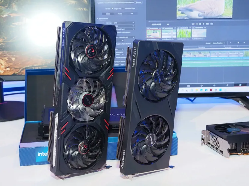 Geeknetic ASRock y GUNNIR muestran sus modelos personalizados de las Intel Arc A770 y A750 3