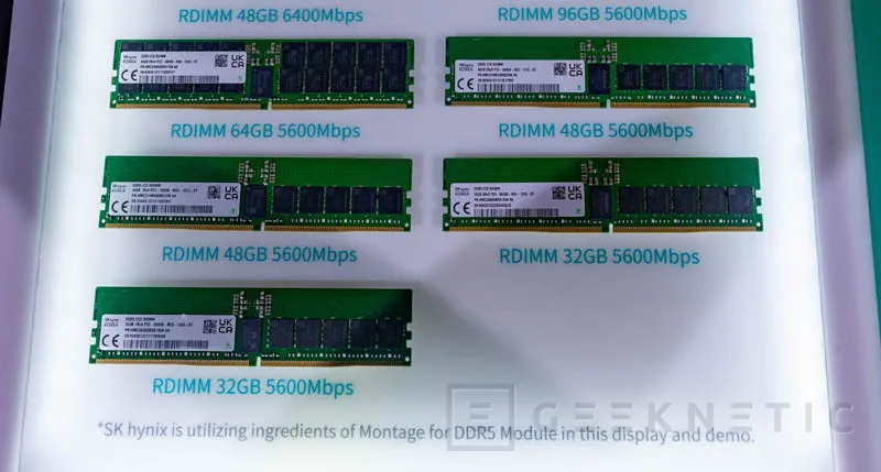 Geeknetic SK Hynix muestra módulos RDIMM con una inusual capacidad de 48 GB y 96 GB 3