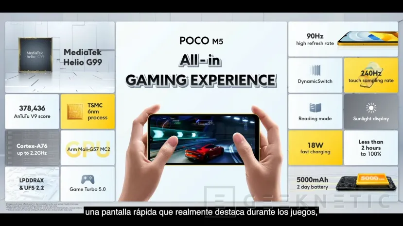 Geeknetic POCO presenta el M5 con hasta 8 horas de juego con una carga y el M5s con pantalla AMOLED de 1.100 nits 3