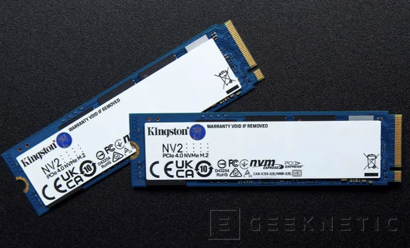 Geeknetic Los SSD de entrada Kingston NV2 dan el salto a PCIe 4.0, aunque se quedan en velocidades de 3.500 MB/s 1