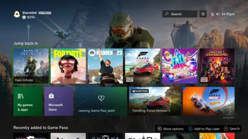 Geeknetic Microsoft está probando una nueva interfaz para el menú de la Xbox 1