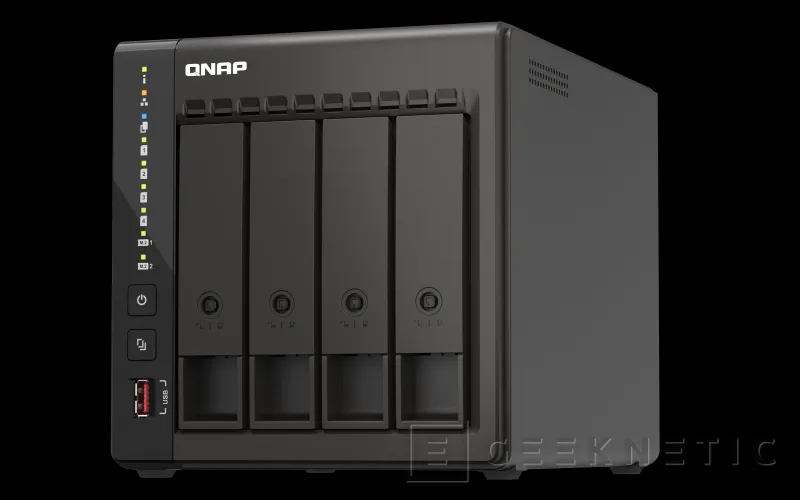 Geeknetic QNAP ha lanzado dos nuevos NAS de 2 y 4 discos, doble conector de 2.5 GbE y 2 salidas HDMI 2